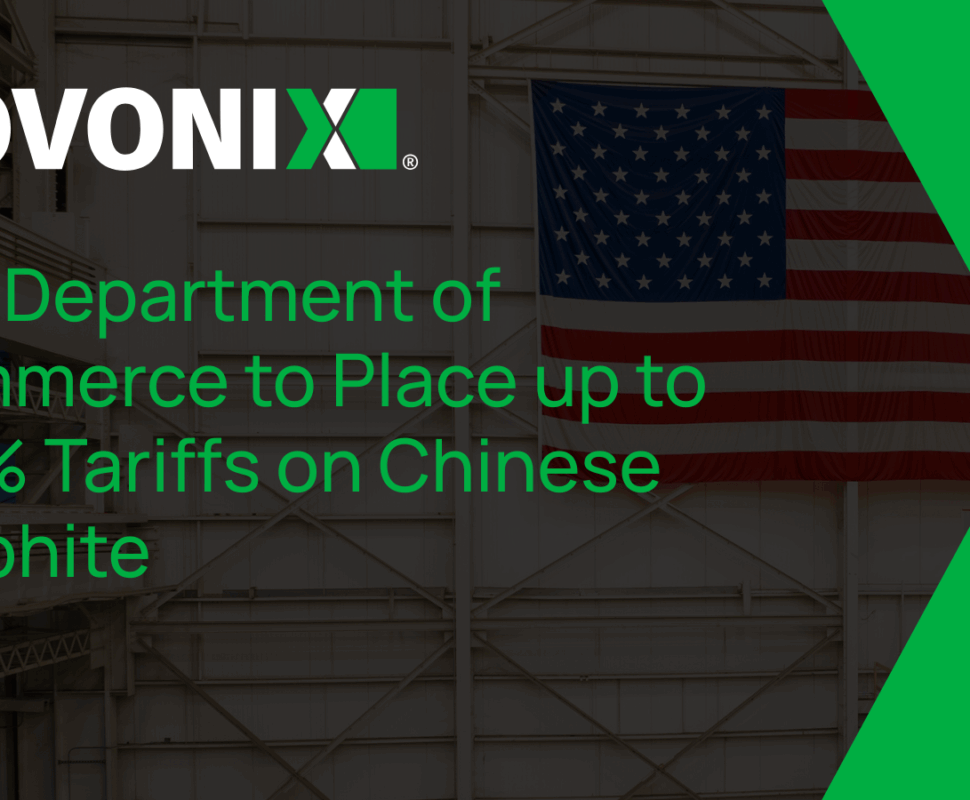 U.S. Department of Commerce to Place Up to 721% Tariffs on Chinese Graphite